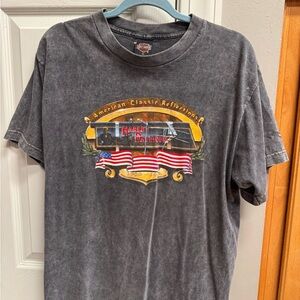 Harley Davidson Gray Graphic T-Shirt